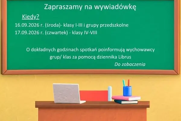 Wywiadówki w Zespole Szkolno-Przedszkolnym w Orzyszu – terminy dla klas I-III, IV-VIII i przedszkola