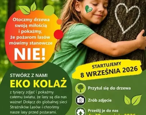 Szkoła włącza się w kampanię „Przytul się do drzewa”. Zdjęcia można wysyłać do 30 września
